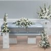 white innocence casket tribute