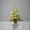 Pale Yellow Floral Basket