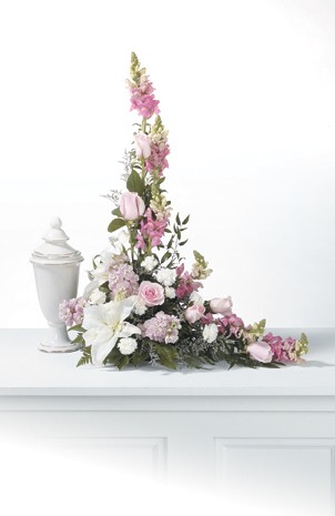 Mixed Flower Arrangement for Urn or Photo