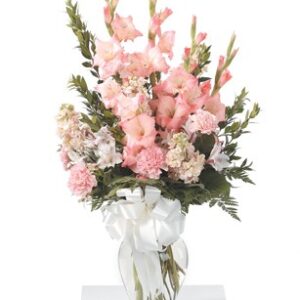 Vase of Pastel Flowers