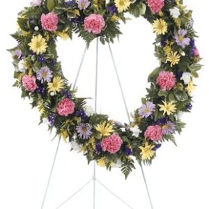 Heart flower Wreath