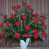 Two dozen Red Carnations Basket
