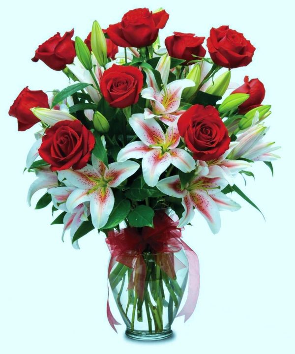 roses and stargazers